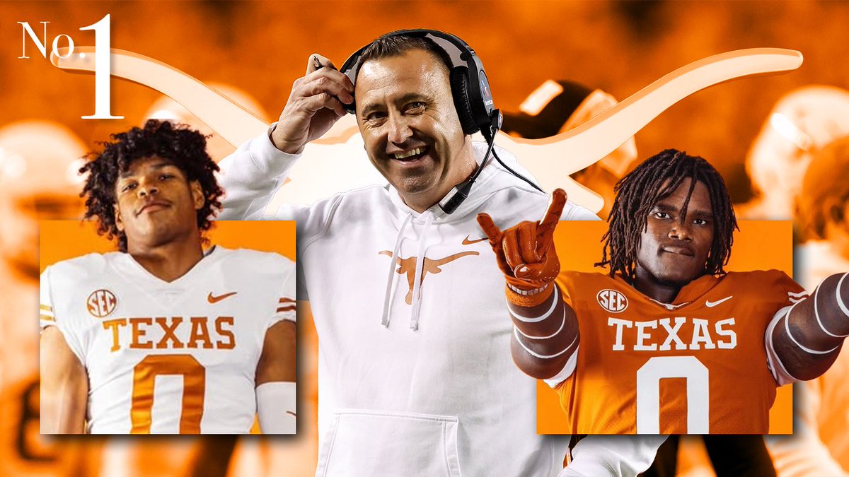 247Sports's tweet photo. BREAKING: @TexasFootball has clinched the No. 1 recuiting class for the first time in the @247Sports era 🤘

The Horns have inked seven top-50 players in the 2025 class. 

🔗 https://t.co/LYWug4uhko https://t.co/2RbTDuusmz