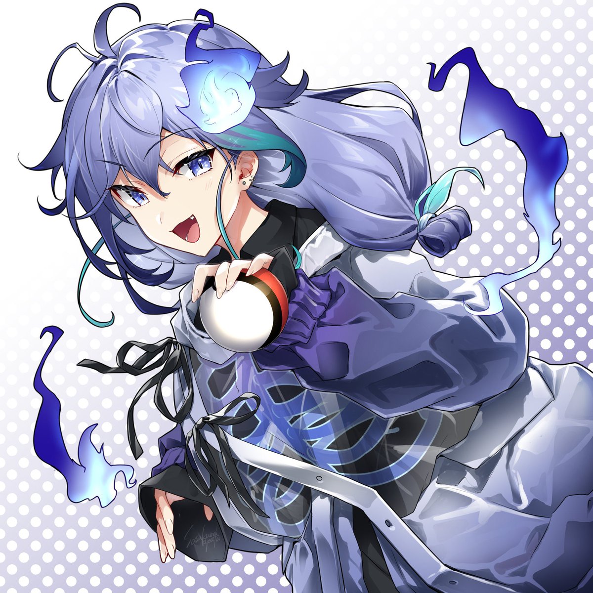「俺バカだから何もわかんないし、生きるのに精一杯だからたまにグッズ買ったり絵描くぐ」|茶熊キョウのイラスト