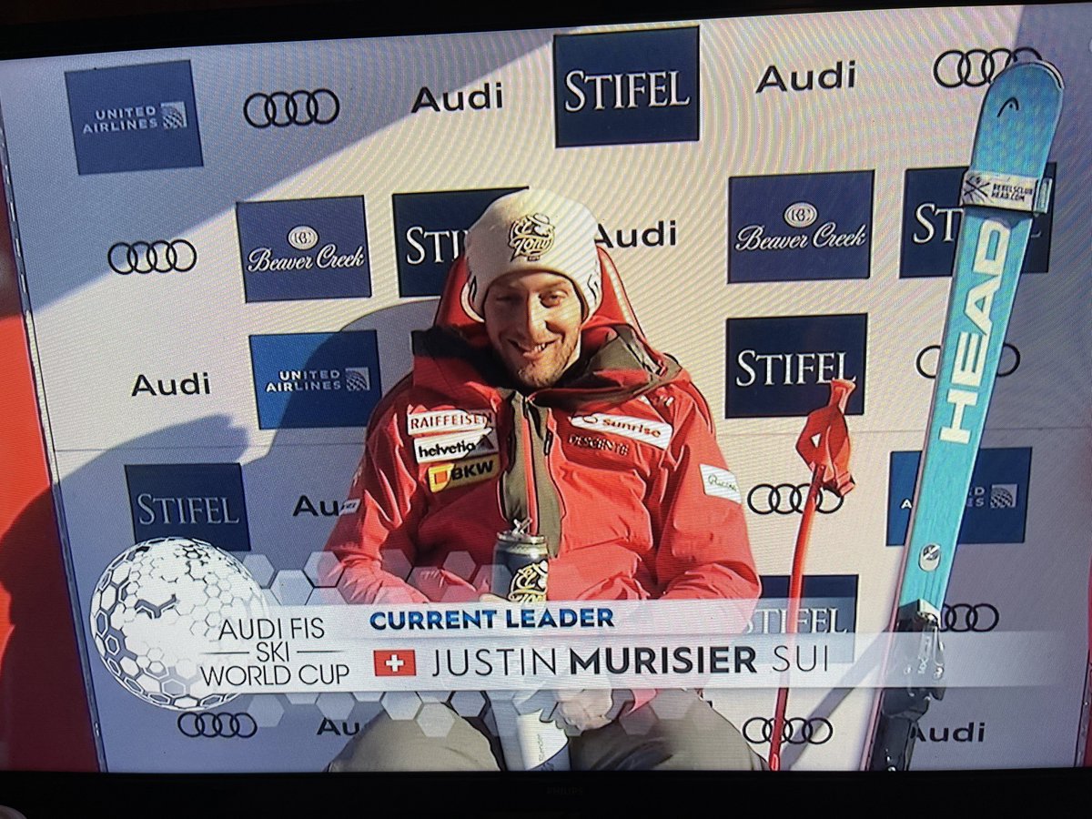 Swiss_Cathy's tweet photo. Y’a Justin Murisier qui est entrain de nous fait « une Camille Rast » ⛷️🥇🇨🇭🤩 #1e #victoire ?
#BeaverCreek #Fisalpine
#descente #ski #alpin
@swissskiteam
#WalliserStyle #WallisPower #Valais https://t.co/C5Tg5IgWwH
