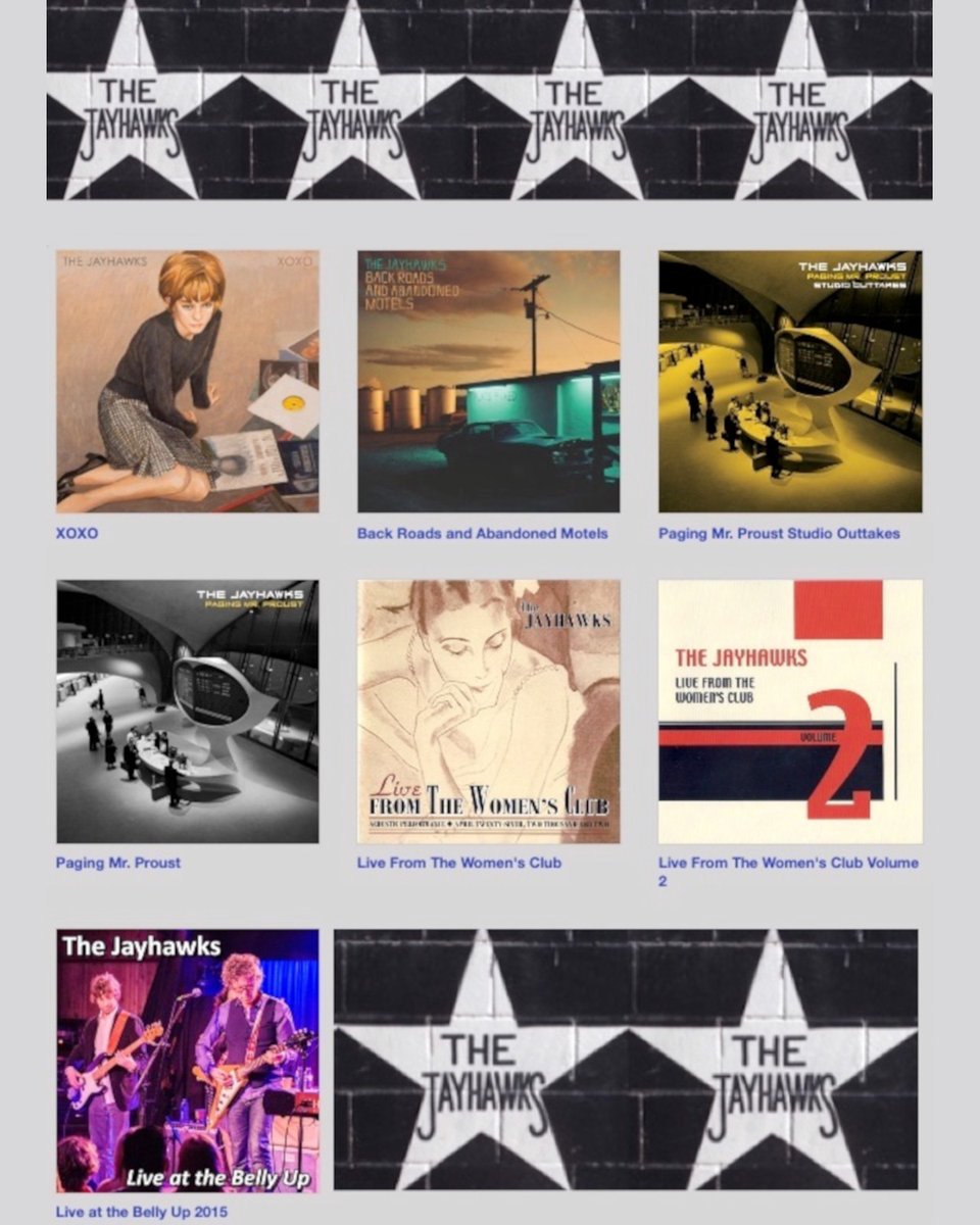the_jayhawks's tweet photo. Today (12/6) is @Bandcamp Friday, where more of the $$ you spend goes to your fave artists &amp; labels.

SHOP: https://t.co/c9d1qzPURi

Grab the digital version of Paging Mr Proust Studio Outtakes, 3 live albums &amp; more, all available in MP3/FLAC/WAV with digital artwork &amp; booklets. https://t.co/6Xo0IbLj3s