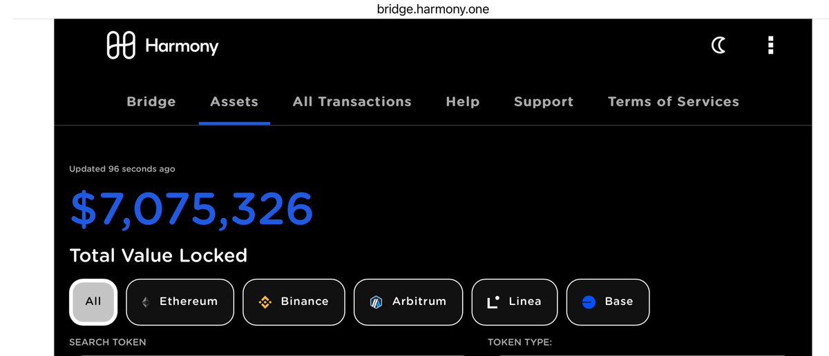 kratos_harmony's tweet photo. ‼️ @harmonyprotocol bridge 🌁 inflow of $3M+ Liquidity just hours ago is humongous 👀 

NOW Equating to $7M TVL ✅ 

$ONE Astronomical move underway! https://t.co/nnj4GCWyP2