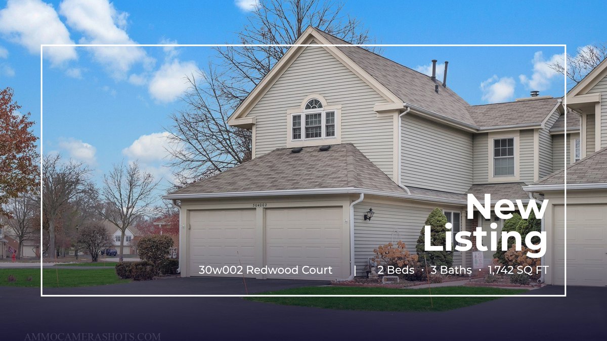 patcallan's tweet photo. 📍 New Listing 📍 Take a look at this fantastic new property that just hit the market located at 30w002 Redwood Court in Warrenville. Reach out here or at (630) 561-5673 for more information https://t.co/WE5BffP8G7 https://t.co/l8QCq4eOcr