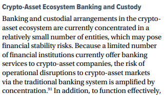 CaitlinLong_'s tweet photo. @bank_reg YOU HAVE GOT TO BE KIDDING ME!!! @nic_carter check this out--the bank regulators' anti-#crypto dragnet causes most banks to exit &amp; now FSOC (composed of those same regulators) dares to call out concentration risk due to so few banks serving the #crypto industry. The chutzpah! https://t.co/BSacd2ZHfO