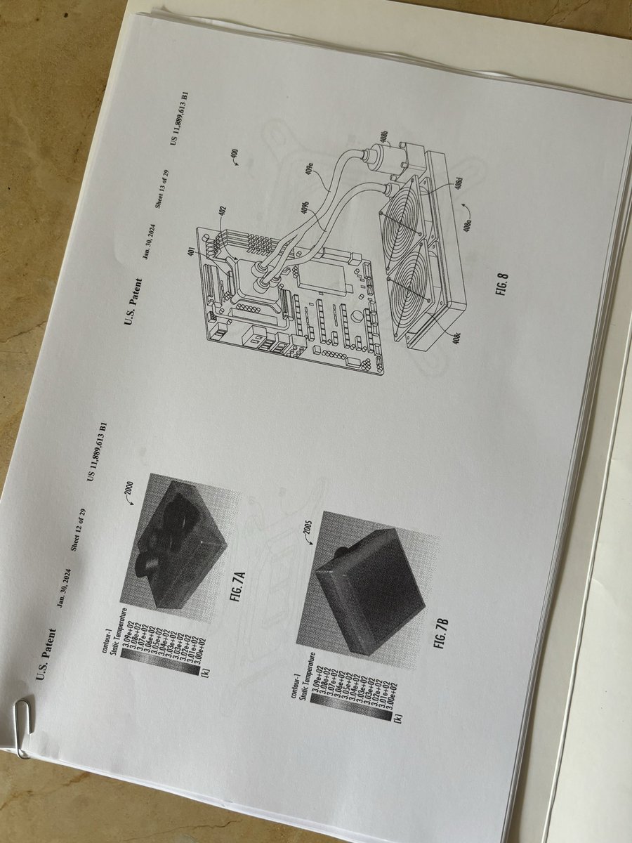 EddyCastilloJr's tweet photo. 🎉 Third time’s the charm! Just got my third US patent granted and this one’s all about keeping electronics cool under pressure🌡️💨
Turbulence? Normally not a great thing … but for this cooler, it’s a paradigm shift.
Greatful for the journey, late nights, and failed prototypes https://t.co/9MvHlhC2m2