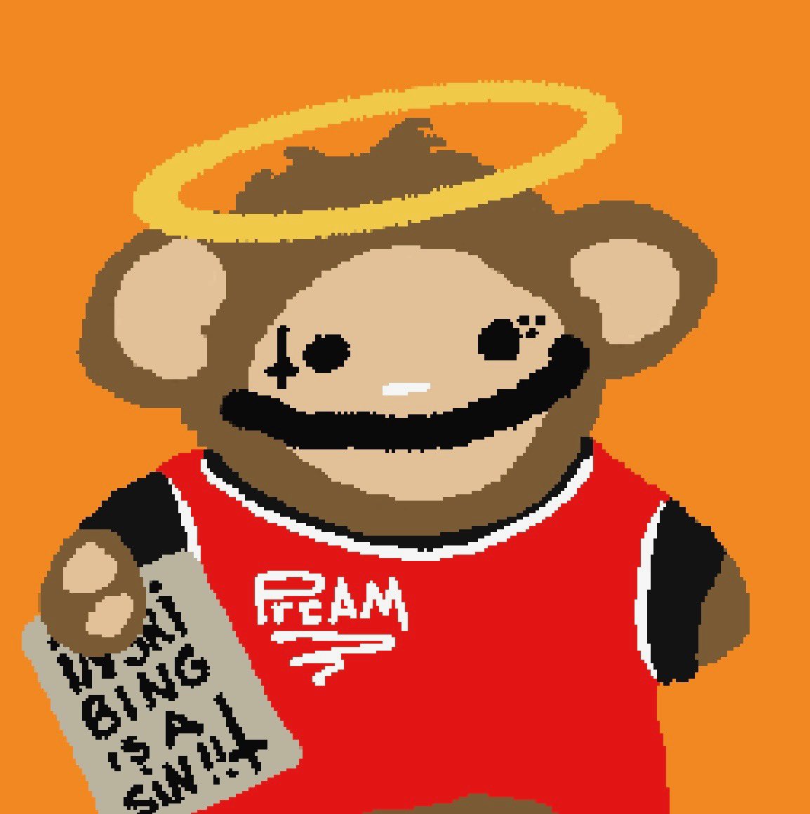 New baby 🤪

#NFT #puppets #bitcoinpuppets #bitcoin #monkey <a href="/BitcoinPuppets/">Bitcoin Puppets Community</a>