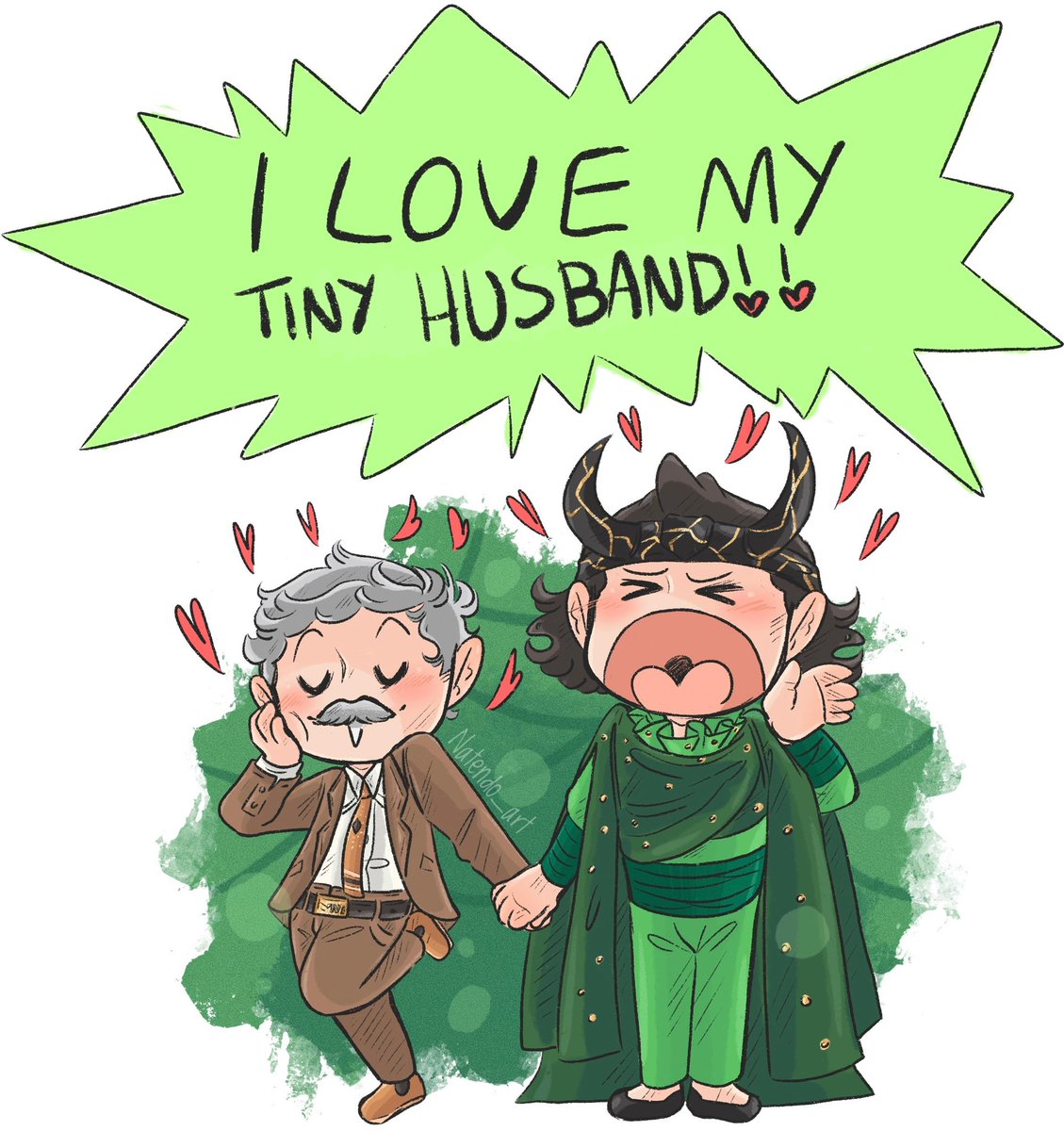 natendo_art's tweet photo. ✨ Loki loves his husband! ✨
.
.
And he wants to make sure the whole multiverse knows it 🤭💕
.
.
.
#loki #lokis2 #lokiseason2 #lokius #mobius #mobiusmmobius #mcu #godloki https://t.co/ivM0WxvKxS