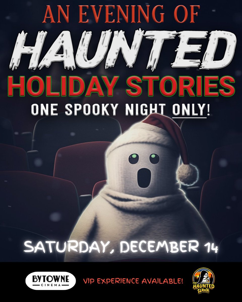ByTowne Cinema (@bytowne) on Twitter photo π βTis the season for scary stories!
π» Join us and <a href="/hauntedwalk/">The Haunted Walk</a> for some spooky ghost stories as well as a classic short film and an exclusive paranormal investigation for VIP ticket holders!
π Ghost Stories: 9pm
π VIP Experience: 10:45pm
ποΈ bytowne.ca/schedule/ π βTis the season for scary stories!
π» Join us and <a href="/hauntedwalk/">The Haunted Walk</a> for some spooky ghost stories as well as a classic short film and an exclusive paranormal investigation for VIP ticket holders!
π Ghost Stories: 9pm
π VIP Experience: 10:45pm
ποΈ bytowne.ca/schedule/