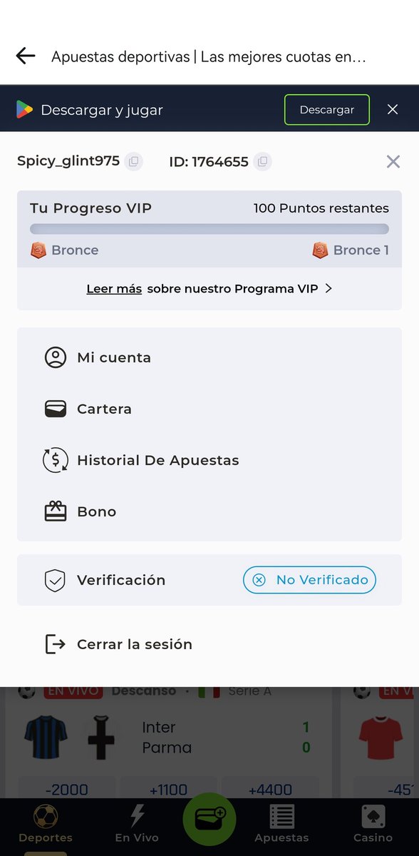 claudiodrg's tweet photo. @ChapitoApuestas Venga chapito, listo.
Nuevo usuario https://t.co/gwZZTIuLVI