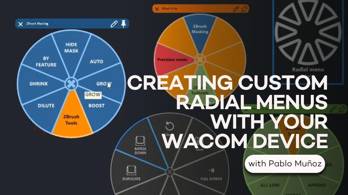 wacom's tweet photo. Today on the #WacomBlog: Making The Most Of Your Wacom with @pablander who will show you how to create custom radial menus: https://t.co/xHpvq35idT
#WacomTips #WacomTablet #WacomProPen3 #WacomProPen https://t.co/oHCtd4Maf7