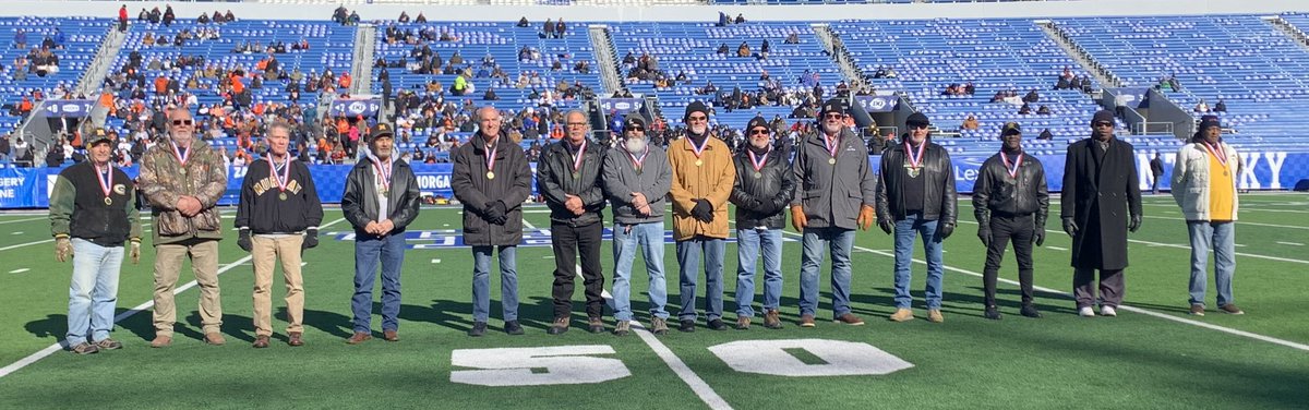 MurrayTigers's tweet photo. Murray High’s 1974 Class A State Championship Team was honored today at halftime of the KHSAA Class A Championship game. 50 Years ago they defeated Beechwood 14-0.  Co-Captains were Craig Suiter, Doug Shelton and Steve Porter who were in attendance. https://t.co/t5TPm74JNn
