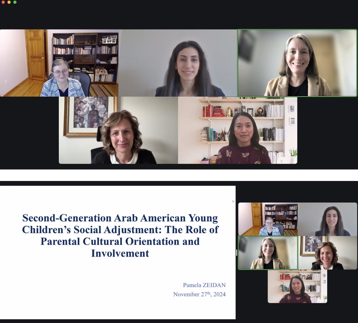UofR_Warner's tweet photo. 🎉Congratulations to Pamela Zeidan on successfully defending her dissertation last week! This marks a significant milestone in her PhD journey in the Human Development program at Warner.
Well done, Dr. Zeidan! 👏
#Meliora #WarnerPride #HumanDevelopment https://t.co/DeYw8gTNtn