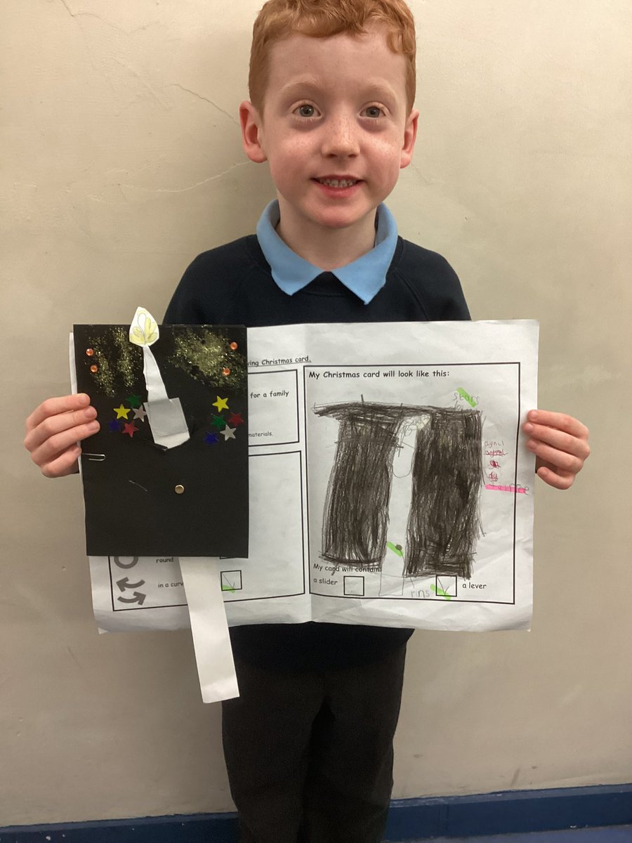 StJosephU's tweet photo. Look at our amazing moving Christmas cards that we made in Y1! They used sliders and levers to create them. #SJUDT https://t.co/JKdZQuMZ8w