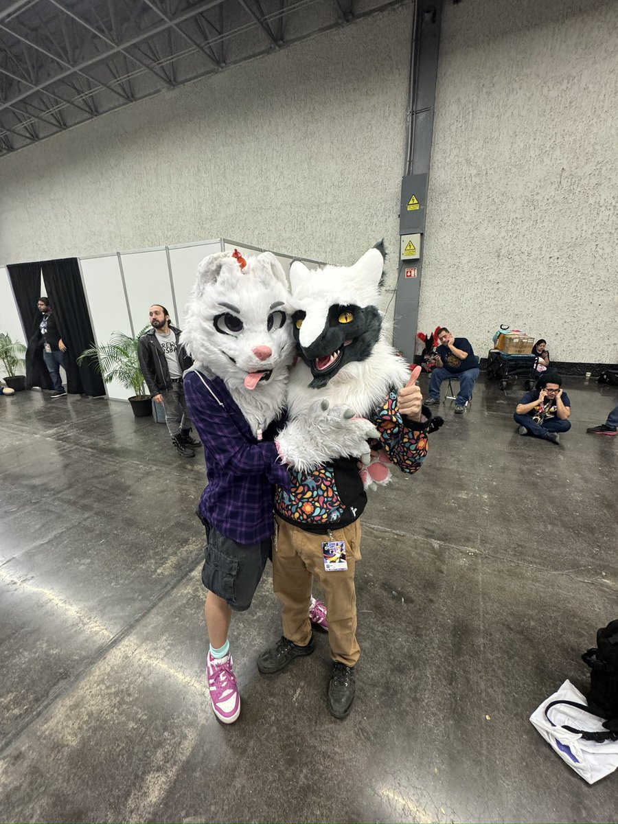 lifninif's tweet photo. En este #FursuitFriday les traigo recuerdos de la #Confuror2024 con @arzyfer 🧀 https://t.co/Asx5yhpg0p