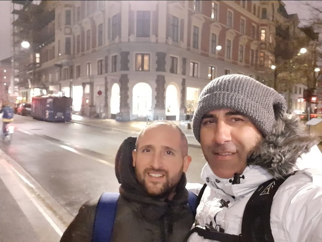 Poco frío pasamos menos mal que llevábamos la petaca 🤣 <a href="/rubentejadap/">Rubén Tejada Pedraza🇪🇸</a> 
Viften-Dinamarca-