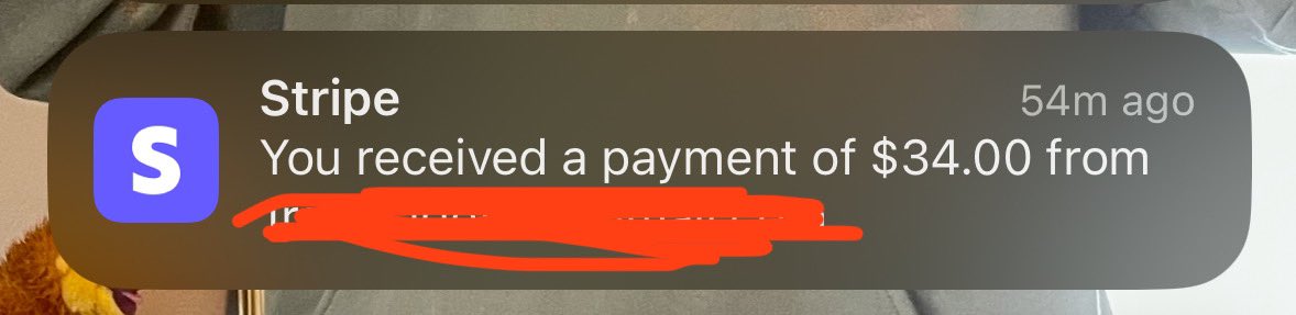 mike_branc's tweet photo. The best $34 I’ve ever made. Actually in shock someone paid me $ for software I built. Have dreamt of this moment for years. Not a big deal to most but a big one to me and I’m fuckin stoked on it. https://t.co/q8wGans1SR