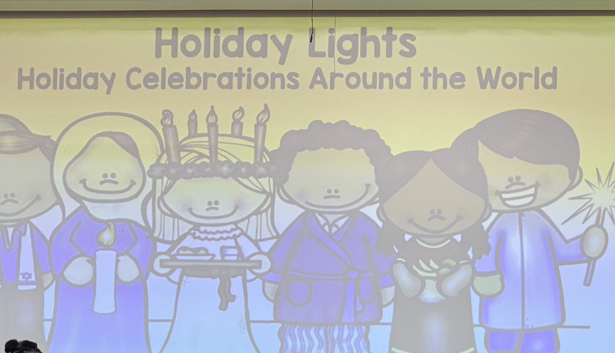The First Grade presented Holiday Lights and Celebration Around the World during our Marauder Rally today! Way to go First Grade! 🕯️ <a href="/CMSmtolive/">CMS Elementary School</a> <a href="/NicoleMusarra/">Nicole Musarra</a>