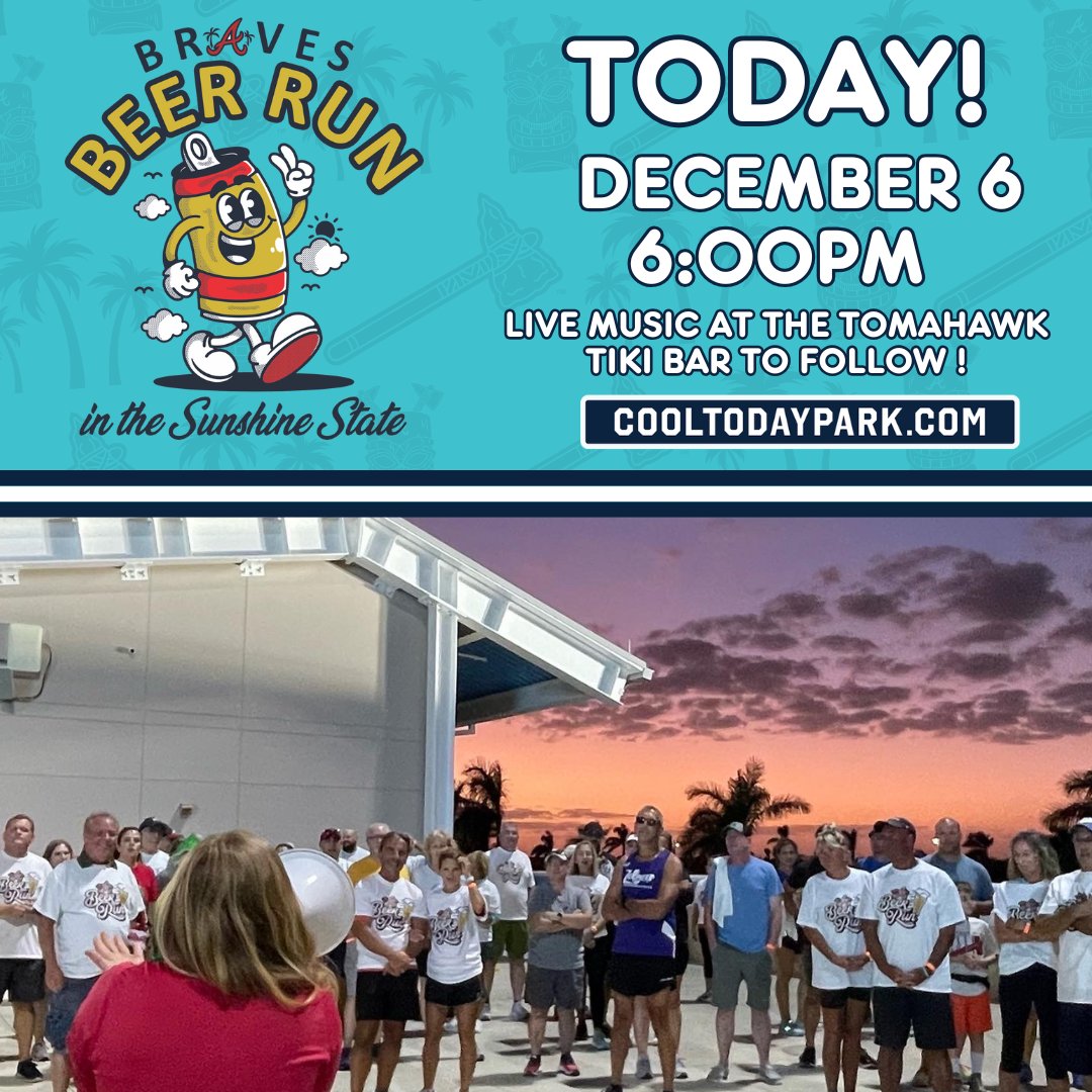 Our 5th Annual Beer Run kicks off our Jingle Jam Festivities at 6:00 PM!  ⛄️🎄