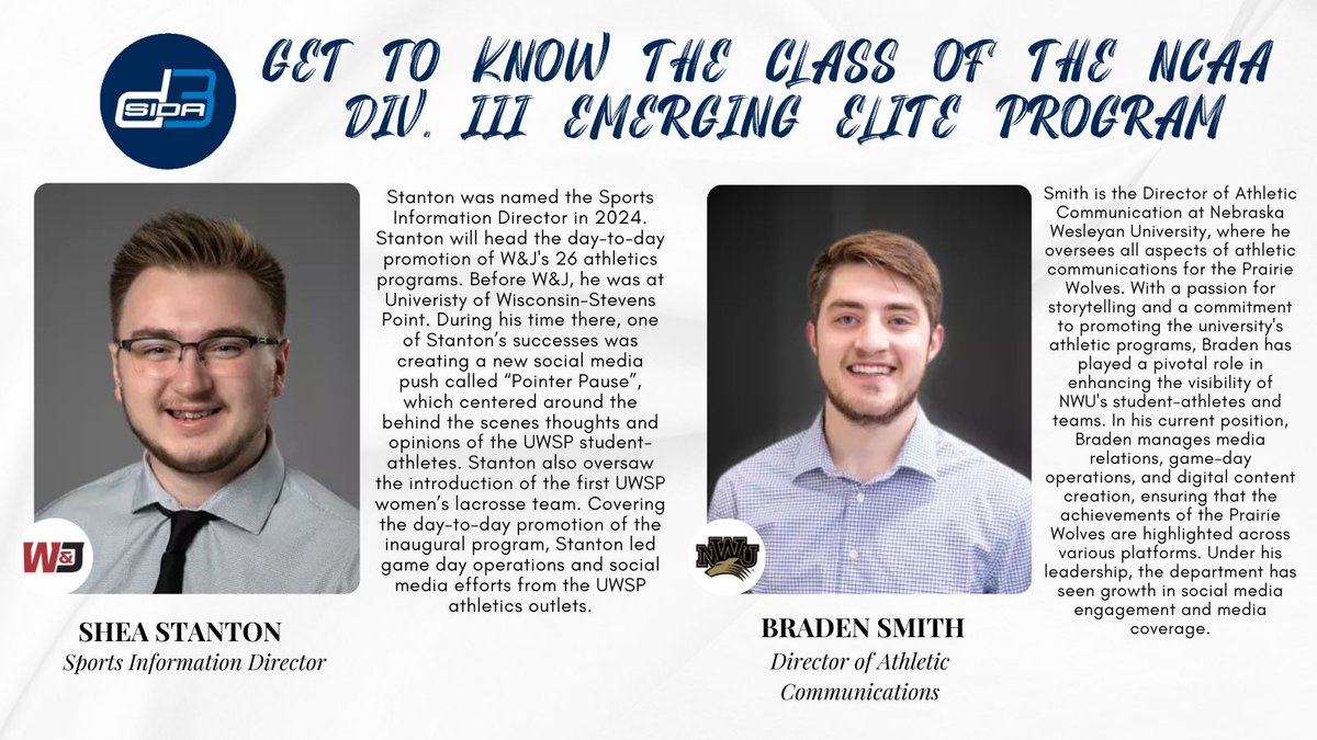 Get to Know ‼️

The last 6 Emerging Elites will be heading to the @ncaa HQ on Dec 9-10!