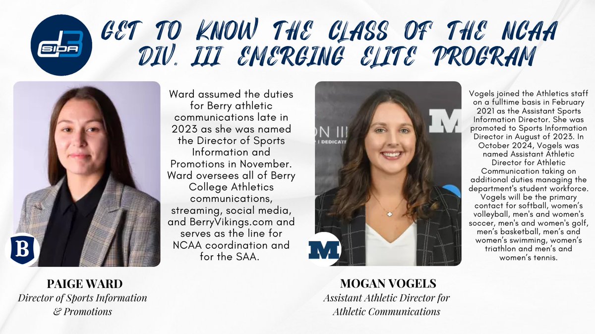 d3sida's tweet photo. Get to Know ‼️

The last 6 Emerging Elites will be heading to the @ncaa HQ on Dec 9-10! https://t.co/WPmpyaoFFQ