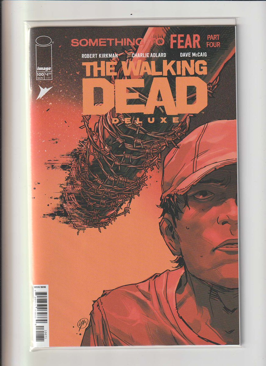 MakeMyComicRare's tweet photo. #WalkingDeadDeluxe #100 (2024) #YasminePutri Variant, #CharlieAdlard Artist, #RobertKirkman Story, #DaveMcCaig Colorist, #DeathofGlen, 1st Appearance of #Negan "Something to Fear, Part Four" #SOMETHINGTOFEAR CONTINUES! This extra-sized chapter contains one of the darkest moments in Rick Grimes' life, and one of the most violent and brutal things to happen within the pages of this series — FINALLY IN COLOR! https://t.co/FD7y6iD0wI @rarecomicbooks Website Link In Bio Page If Applicable. SAVE ON SHIPPING COST - NOW AVAILABLE FOR LOCAL PICK UP IN DELTONA, FLORIDA #ImageComics #KeyComics #Image #RareComics #WalkingDead