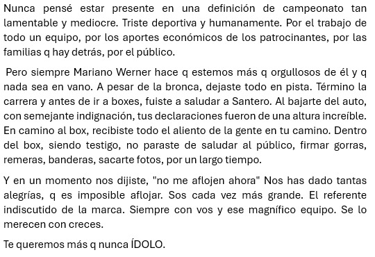 V. Fabián Corasaniti tweet media