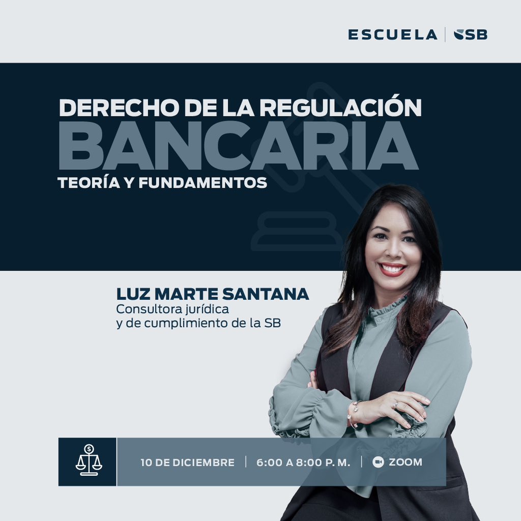 ¿Te interesa reforzar tus conocimientos en derecho bancario?

El próximo 10 de diciembre, participa en este curso que explora las nociones básicas de esta rama del derecho público. Además, tendrás la oportunidad de conocer los fundamentos del rol del Estado en el sistema