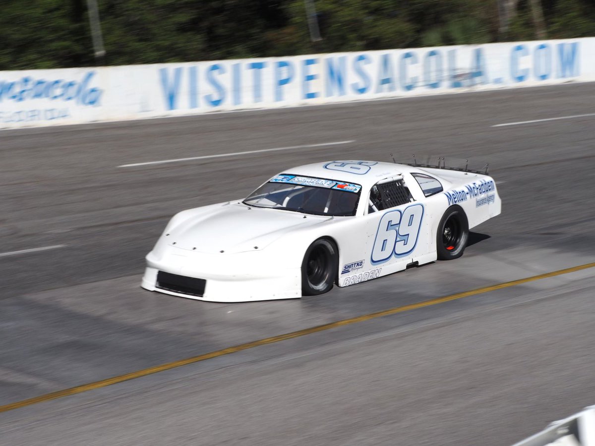 Great start to Day 2 here in Pensacola as the Shotko Motorsports guys got me dialed in and up to P3 on the speed charts. Feeling really good about our chances tomorrow night!