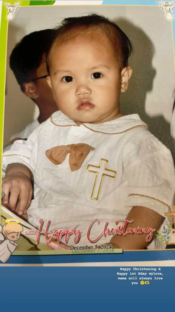 tmmyltv's tweet photo. My little bundle of joy, Stepped into a life of everlasting faith. Welcome to the Christian World Mylove, Mama loves u so much 😇😚🤍 https://t.co/2zl3QPRwH1