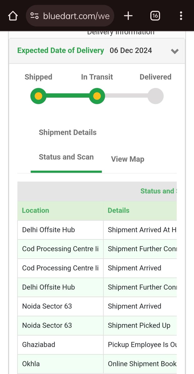 imNadeemAnsari's tweet image. Worst service by @BlueDartCares @BlueDart_  package is still in transit @madebygoogle