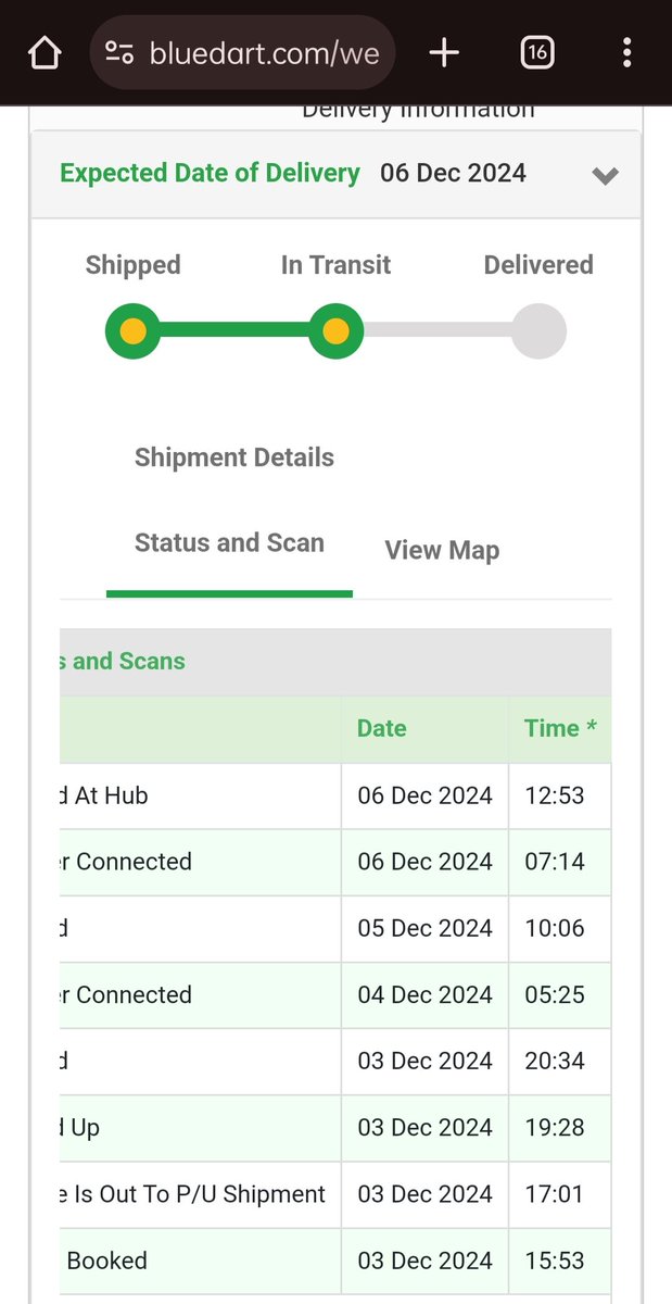 imNadeemAnsari's tweet image. Worst service by @BlueDartCares @BlueDart_  package is still in transit @madebygoogle