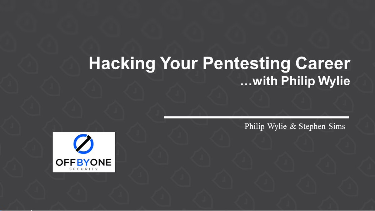 Steph3nSims's tweet photo. Join me next Friday, December 13th at 2:30PM PT for a stream with @PhillipWylie on "Hacking Your Pentesting Career!" We will discuss our thoughts, insight, and tips on landing a first job, elevating your career, and more, as well as Q&A.
https://t.co/27GY6Q45I2 https://t.co/rmRlF2tg8b