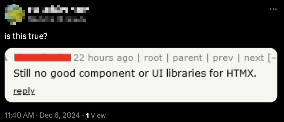 htmx.org / CFO of I'm All In (same thing) tweet media