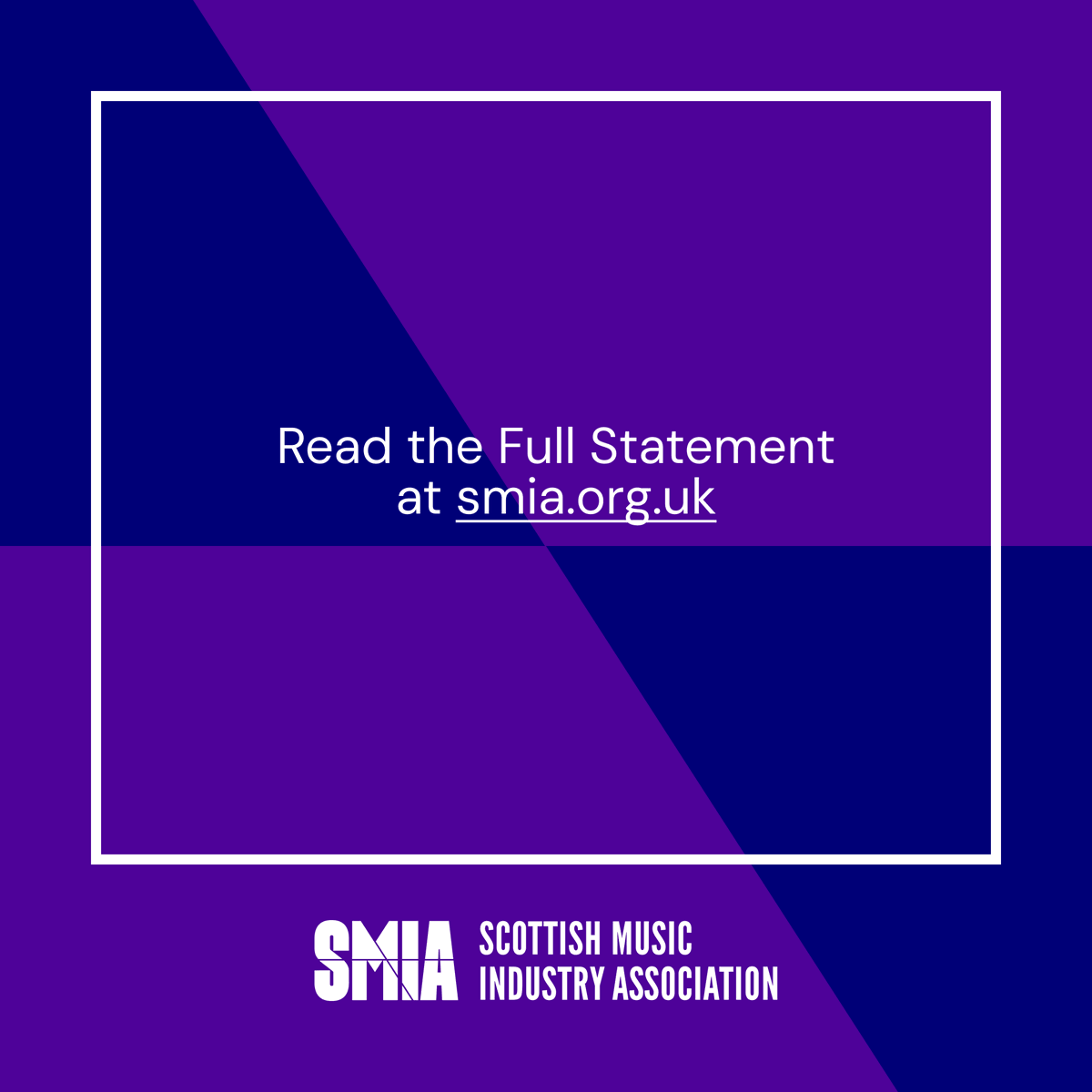 Scottish Music Industry Association (@thesmia) on Twitter photo A statement from <a href="/rkilpatrick93/">Robert Kilpatrick</a>, our CEO and Creative Director, following the <a href="/scotgov/">Scottish Government</a> Draft Budget Announcement 2025-26.
Read more - bit.ly/3OLXn3L A statement from <a href="/rkilpatrick93/">Robert Kilpatrick</a>, our CEO and Creative Director, following the <a href="/scotgov/">Scottish Government</a> Draft Budget Announcement 2025-26.
Read more - bit.ly/3OLXn3L