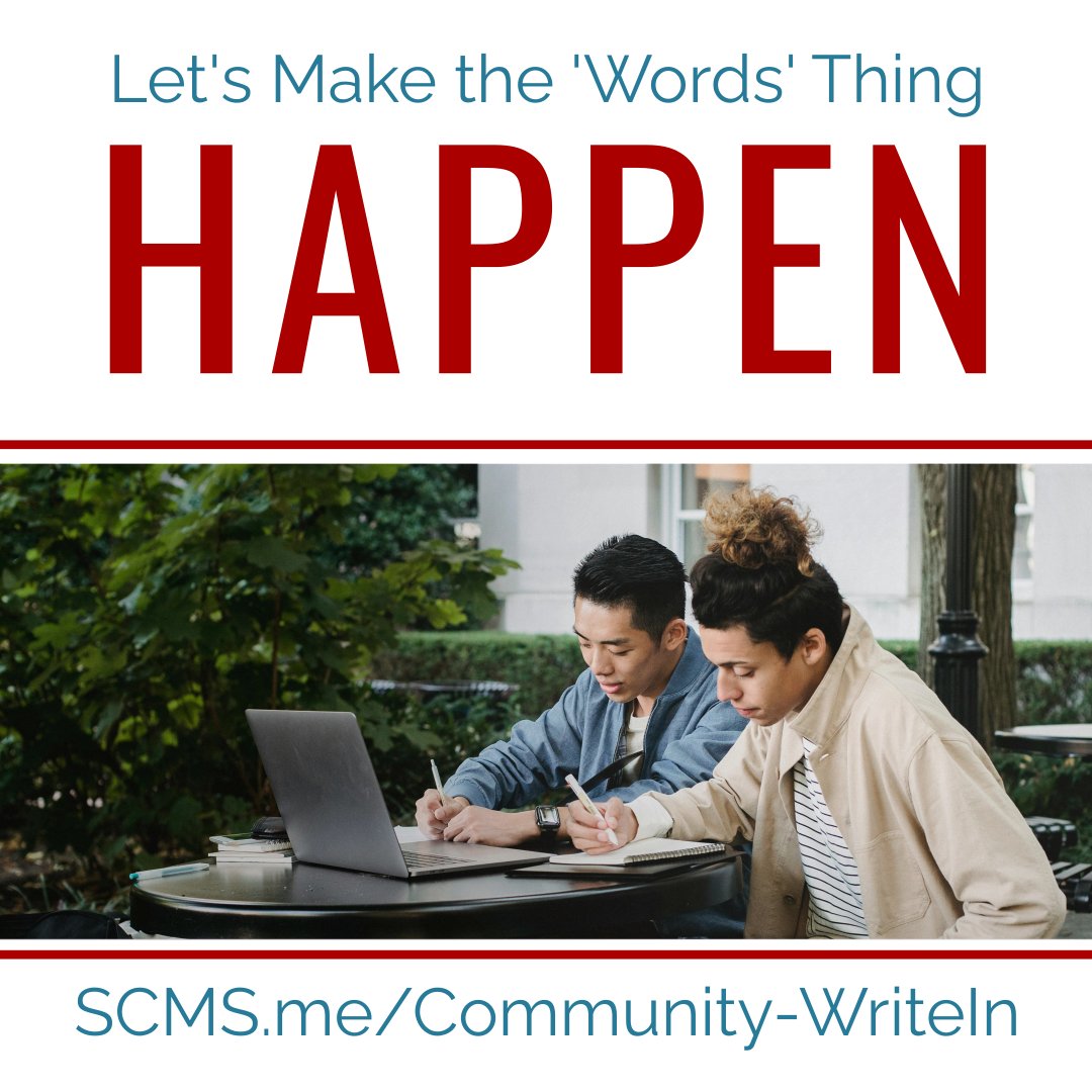 📣 Dear Word Smiths &amp; #CommunityManagers! 
I don't know about you, but I struggle to find any time to write down all the insanely useful stuff in my head, so we took a Community approach with a twice-weekly Write-In, happening today! Join at scms.me/Community-Writ…
