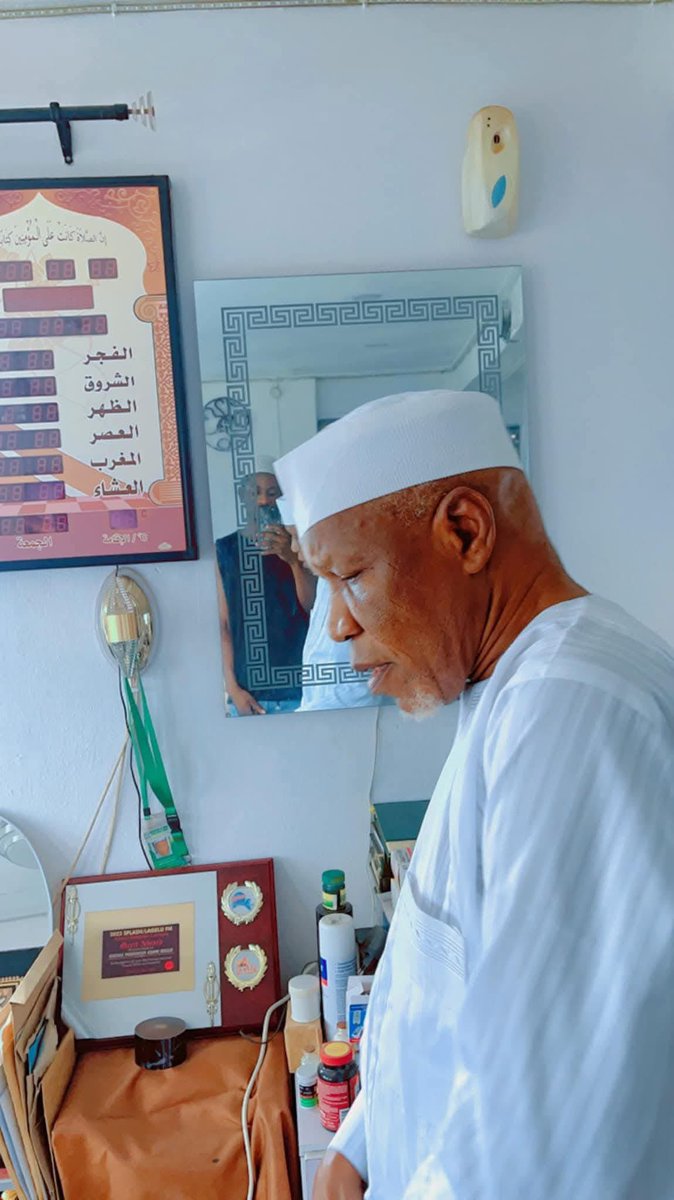 We extend our heartfelt condolences to the family, students, associates, and relatives of Shaykh Muhyideen Ajani Bello.

The renowned Islamic scholar passed away today, Friday, 5th of Jumaadah Thaaniyyah, 1446AH (corresponding to 6th December, 2024) in his hometown of Ibadan, Oyo