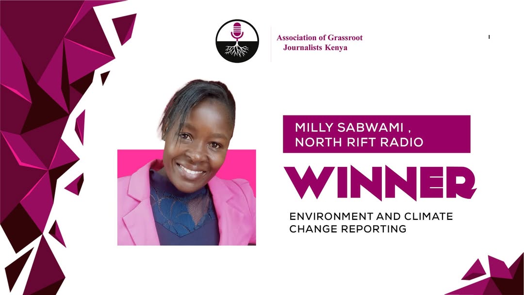 Congratulations to Milly Sabwami under the Enviroment and Climate Change Category

#AGJKCommunityJournalismAwards