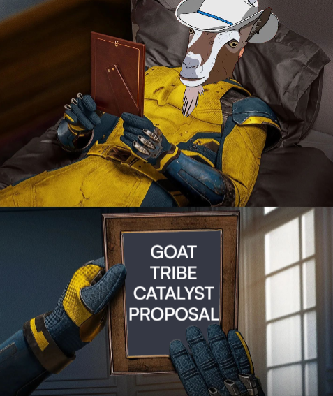 adaGOATS's tweet photo. Don't let this one slip through the cracks! 🐐 Cast your vote for the Goat Tribe Catalyst Proposal and help shape the future of the Cardano ecosystem. 🚀🌐 #VoteGoat #CardanoCatalyst
Proposal Link: https://t.co/LEScC5AzDB https://t.co/10XaXcZnrY