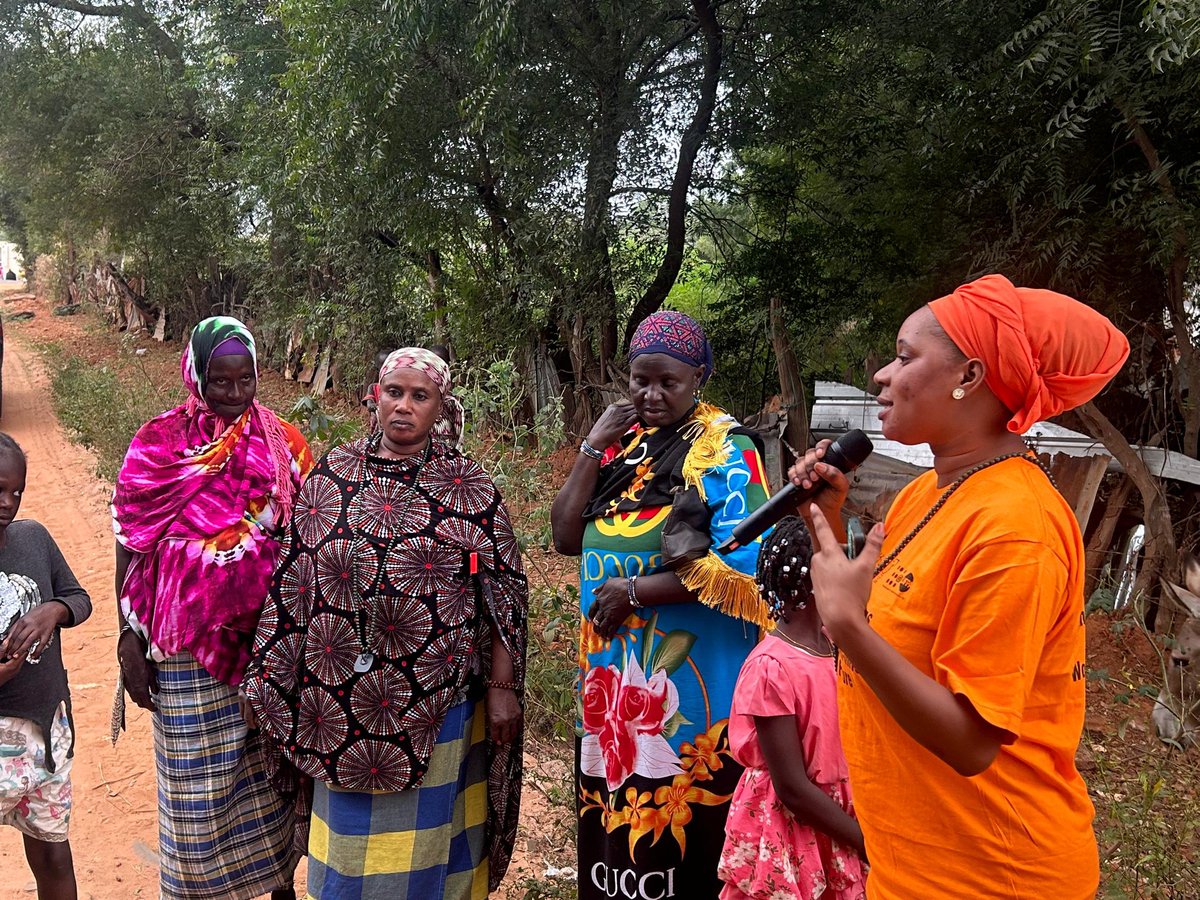 I participated in a caravan tour on behalf of <a href="/AllGirlsAgenda/">The Girls' Agenda</a>, organized by <a href="/NgbvGambia/">Network Against GBV-The Gambia 🇬🇲</a>, in CRR&amp;WCR. This was to raise awareness on GBV. We engaged with community members and conducted outreach programs in schools to amplify the voices of  communities &amp; advocate to end  violence.
