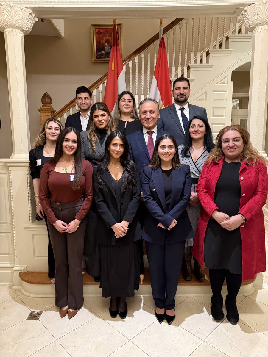 KRG_USA's tweet photo. @KRG_USA in collaboration with George Mason University Kurdish Student Organization hosted “Kurdish Networking Night” where students and professionals from diverse fields connected, fostering relationships and opportunities within the Kurdish community and beyond. https://t.co/1la2DXEeJT