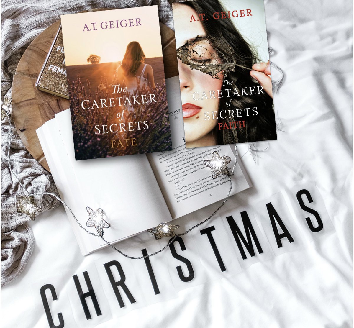 Xmas gift for your reader?
This standalone women’s romance is about a painful, messy, beautiful past &amp; present love, heartbreak, betrayal, &amp; finding oneself, 
BOOK ONE: 
THE CARETAKER OF SECRETS {FATE}
BOOK TWO: 
THE CARETAKER OF SECRETS {FAITH} 

Available now. L!nk in B!O