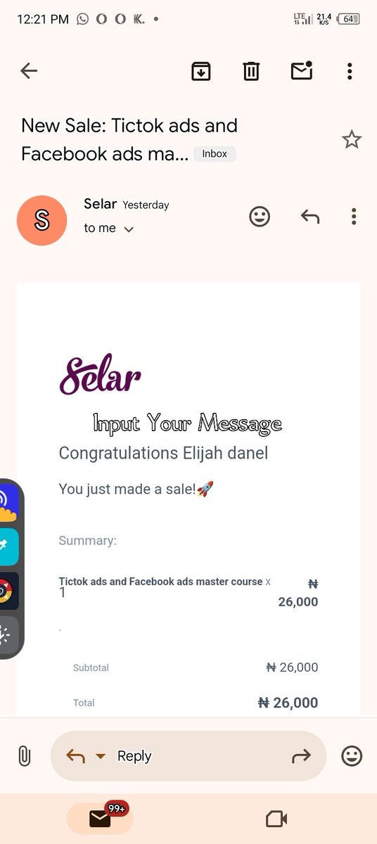 Danelight199261's tweet photo. Some people think making money is so hard 
Making money in so simple we just Facebook ads I made over 11 million in this year 

Just with Facebook ads https://t.co/h75d0ZwNqW