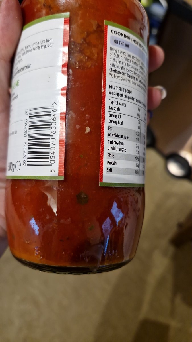 _maggie5_'s tweet photo. @asda are these raisins mouldy. Bought today and some are like this and some aren't.  I also bought 2 jars of spaghetti bolignaise sauce and didn't pay attention last night when opening it.  I poured it I to my mince and the sauce was mouldy.  I had to throw out my family dinner https://t.co/7MoFgEoZKs