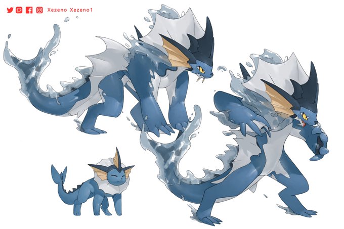 「vaporeon」Fan Art(Latest)
