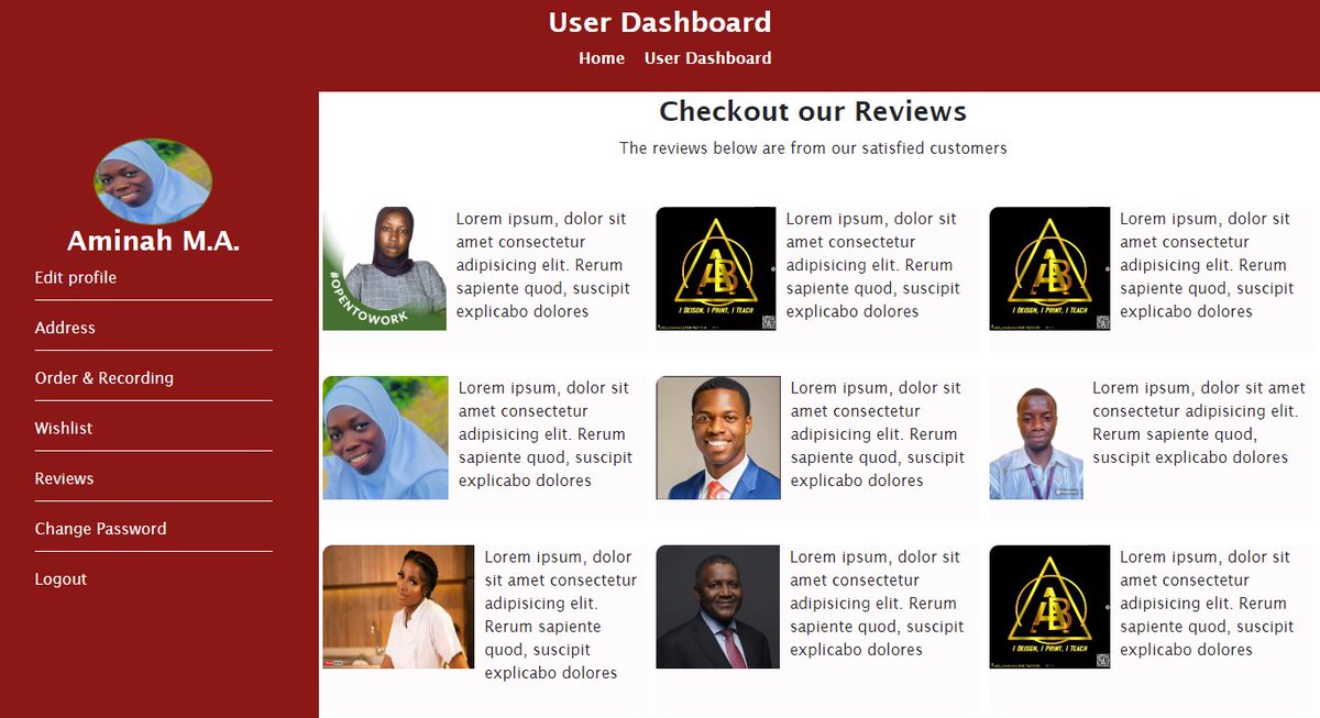 AyelopeM's tweet photo. 🚀 Day 11 of 31: Cooking Up a Dashboard!
Today’s challenge was all about building a dashboard for a unique food website. 
#31DaysFrontendChallenge #Day11 #HTML #CSS #FrontendDevelopment #FoodWebsite #CodingJourney @AhmanPategi @thefruitfu31824 https://t.co/VLhDWQRgTb