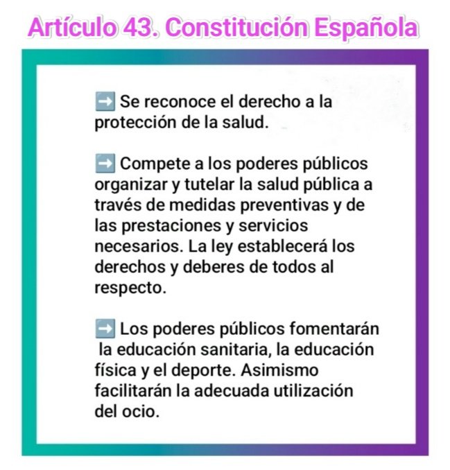 podemossanagust's tweet photo. ➡️ Desde SOMOS VECINOS abogamos por una Sanidad Pública de calidad, por la erradicación de privatizar servicios públicos esenciales como es la sanidad o la educación física y el deporte. 

Feliz Día de la Constitución  🇪🇸 a todos los ciudadanos/as.

💜💚💜 #somosvecinossanagus https://t.co/XMsrmat0s3