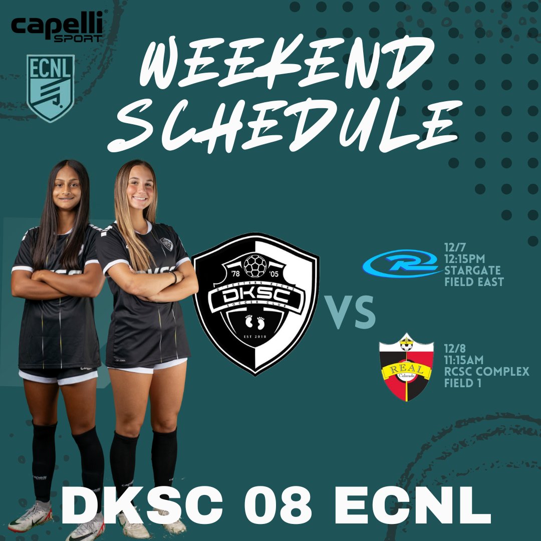DKSC 08g ECNL (@dksc_08_ecnl) on Twitter photo ✈️ Heading to CO this weekend for league play. Come watch us compete! #DKSCSTRONG #DKSCPROUD
<a href="/DKSC_official/">D'Feeters Kicks Soccer Club</a> <a href="/ECNLgirls/">ECNL Girls</a> <a href="/mlbj1973/">Michael Bones</a> <a href="/ImYouthSoccer/">ECNL/GA/Recruiting/College Soccer</a> <a href="/ImCollegeSoccer/">College Soccer Truth ™</a> <a href="/PrepSoccer/">Prep Soccer ⚽️</a> <a href="/TopDrawerSoccer/">TopDrawerSoccer</a> <a href="/TheSoccerWire/">SoccerWire</a> <a href="/JorgeHervert8/">Jorge Hervert</a> <a href="/DanielDobson24/">Daniel Dobson</a> ✈️ Heading to CO this weekend for league play. Come watch us compete! #DKSCSTRONG #DKSCPROUD
<a href="/DKSC_official/">D'Feeters Kicks Soccer Club</a> <a href="/ECNLgirls/">ECNL Girls</a> <a href="/mlbj1973/">Michael Bones</a> <a href="/ImYouthSoccer/">ECNL/GA/Recruiting/College Soccer</a> <a href="/ImCollegeSoccer/">College Soccer Truth ™</a> <a href="/PrepSoccer/">Prep Soccer ⚽️</a> <a href="/TopDrawerSoccer/">TopDrawerSoccer</a> <a href="/TheSoccerWire/">SoccerWire</a> <a href="/JorgeHervert8/">Jorge Hervert</a> <a href="/DanielDobson24/">Daniel Dobson</a>