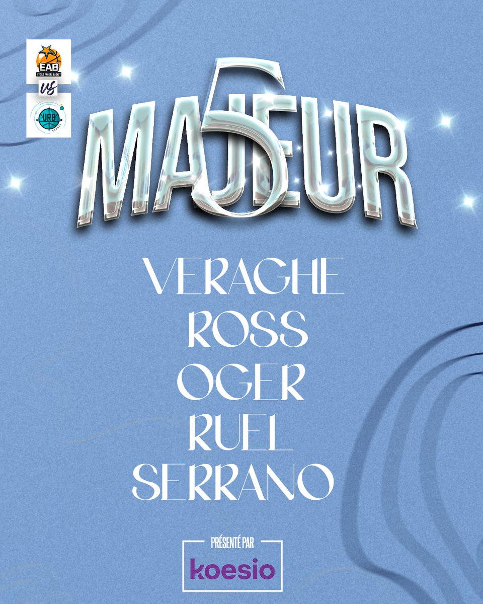 Le 5️⃣ de départ Angevin !

#GagnonsEnsemble ⭐️