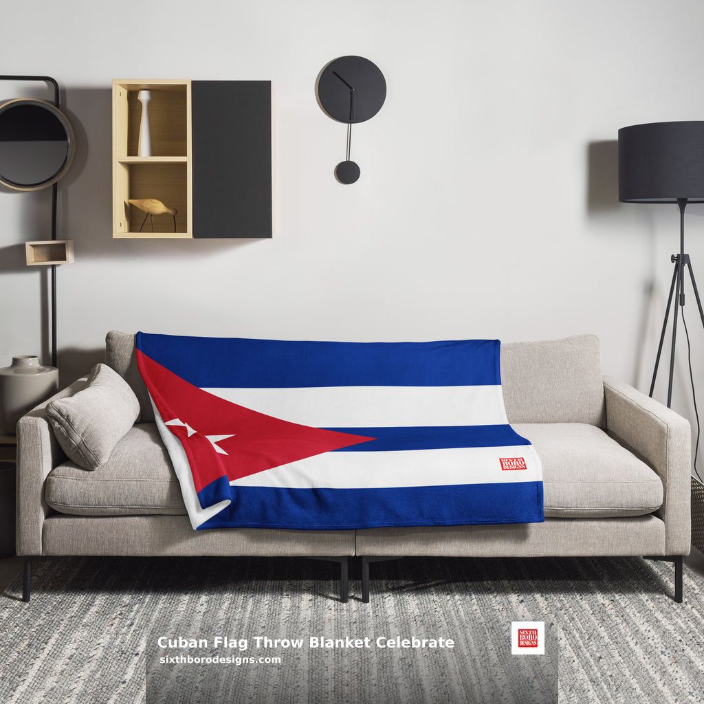 BoroSixth's tweet image. Wrap yourself in the warmth of Cuba! Our Cuban Flag Throw Blanket celebrates culture &amp;amp; pride with vibrant colors &amp;amp; soft silk-touch fabric. Perfect for family &amp;amp; friends who love Cuba. Order now for $45.95! #CubanPride #CubanStyle shortlink.store/h_chmg4ggyjr 🌴✨