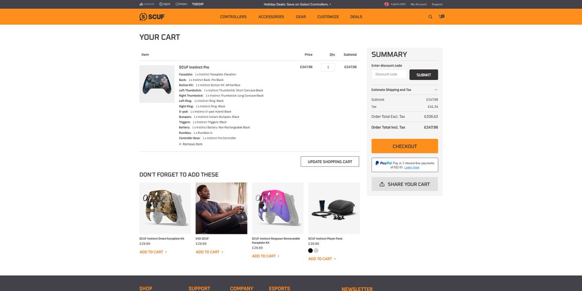 RandomManiac4's tweet photo. @ColtHavok @GSNeverMind @ScufGaming My dream Xmas present. #Giveaway https://t.co/LgrURwqKWz