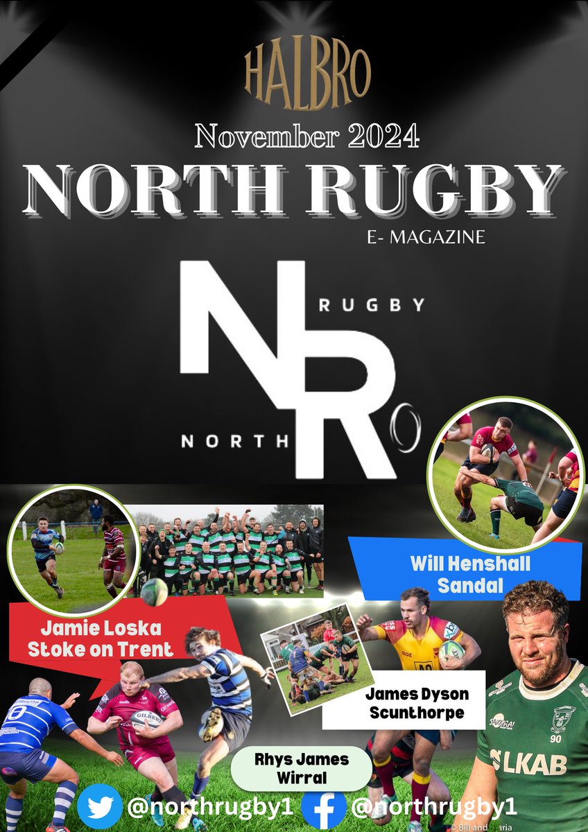 Novembers Edition 🤝

online.anyflip.com/jcqma/lhya/mob…

I caught up <a href="/DoncasterKnight/">Doncaster Knights 🏉</a> Josh Williams on his coaching role at <a href="/Driffrugby/">Driffield RUFC</a> 

Reg 1 NE players - James Dyson <a href="/ScunthorpeRUFC/">Scunthorpe RUFC</a> &amp; Will Henshall <a href="/sandalrufc/">Sandal RUFC</a> 

Reg 1 NW players - Rhys James <a href="/WirralRFC/">Wirral RFC</a> &amp; Jamie Loska <a href="/StokeRugby/">Stoke Rugby</a>